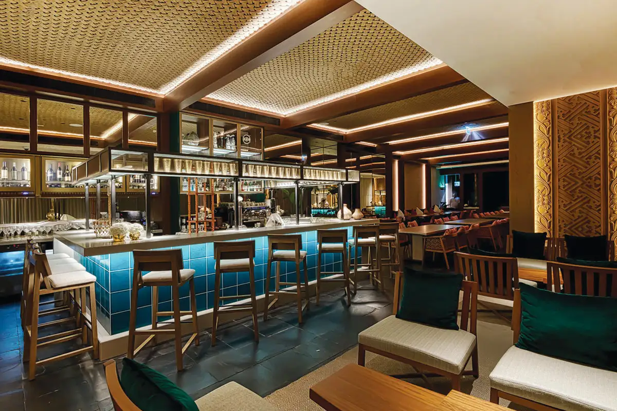 signature restaurant interior photography at One&Only Hotel