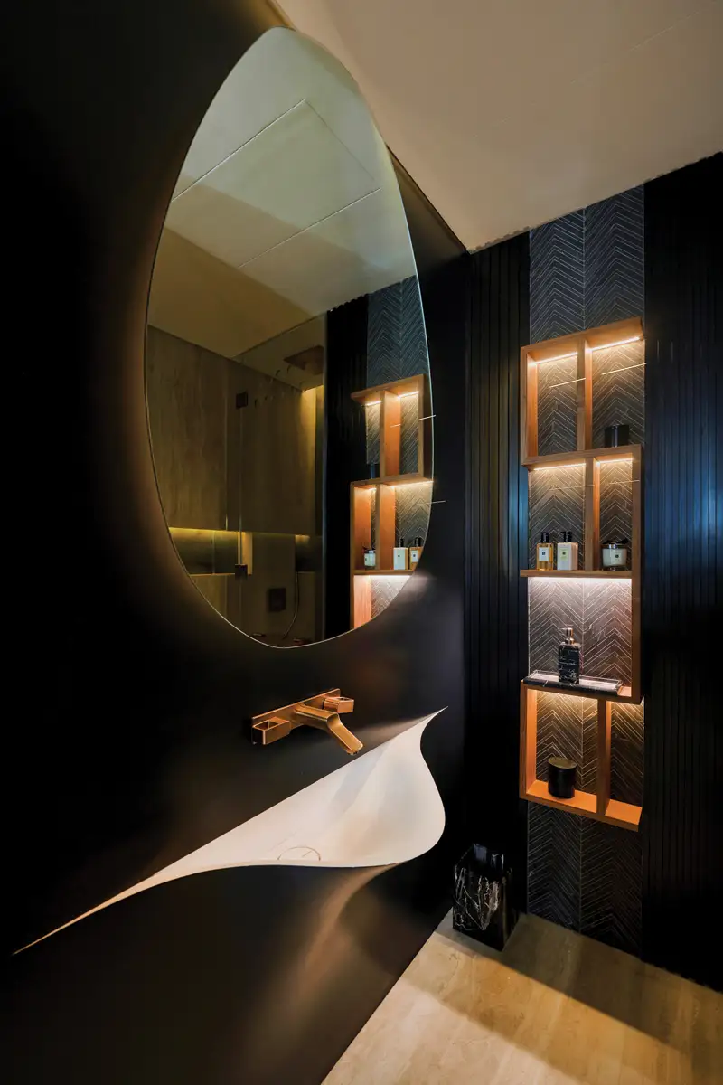 luxury villa bathroom interior photography, Dubai