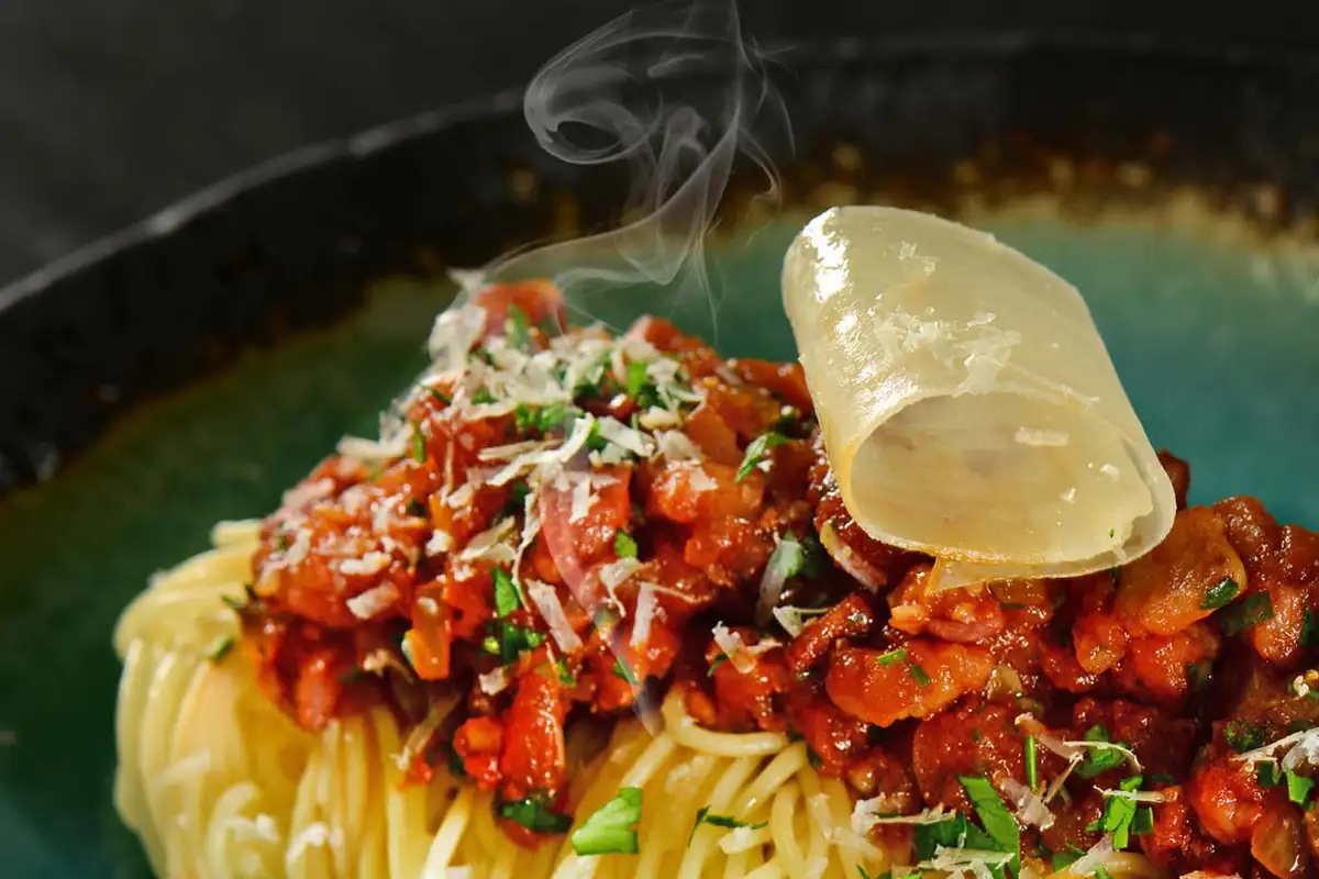 steamy Italian pasta plated at Oregano Restaurant