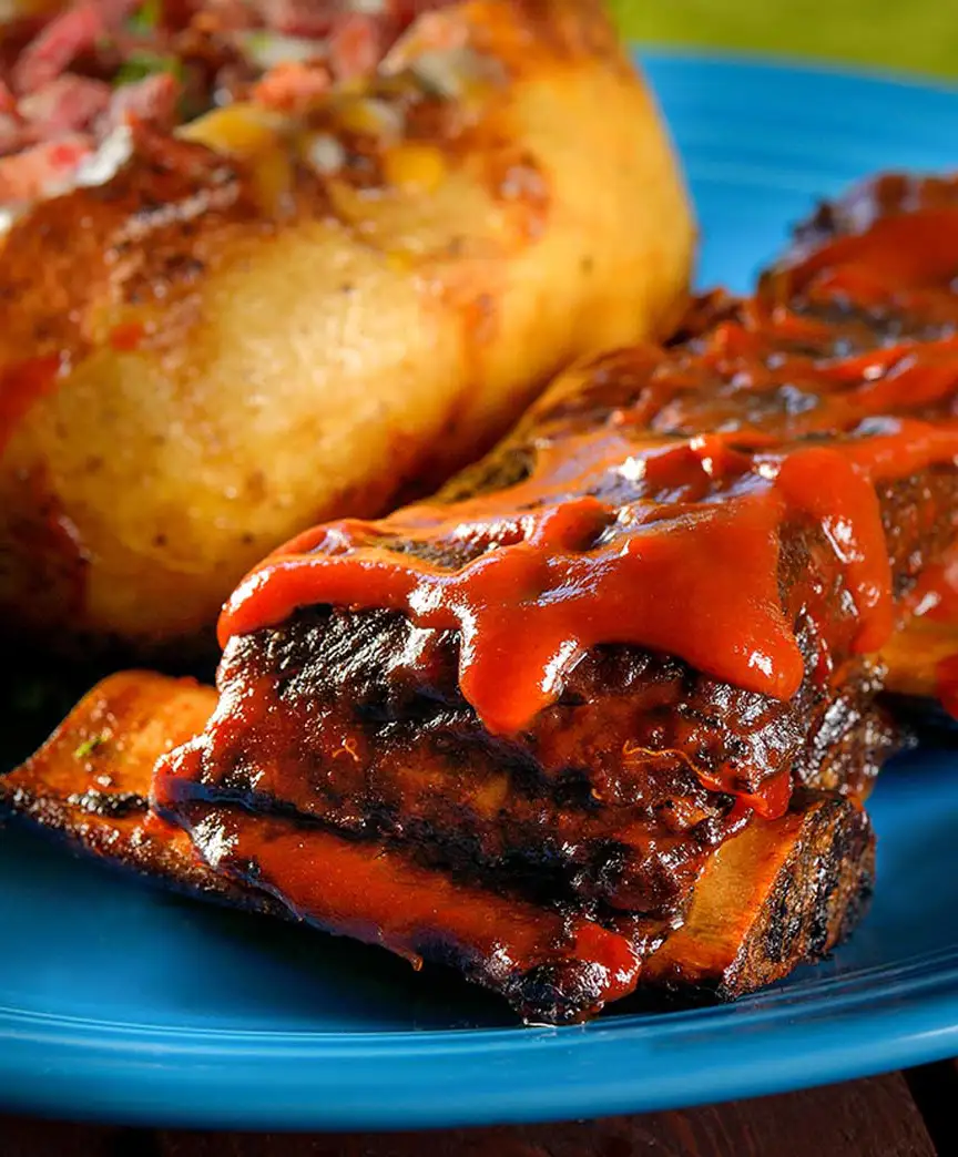 grilled steak plated for Chili's restaurant menu photography