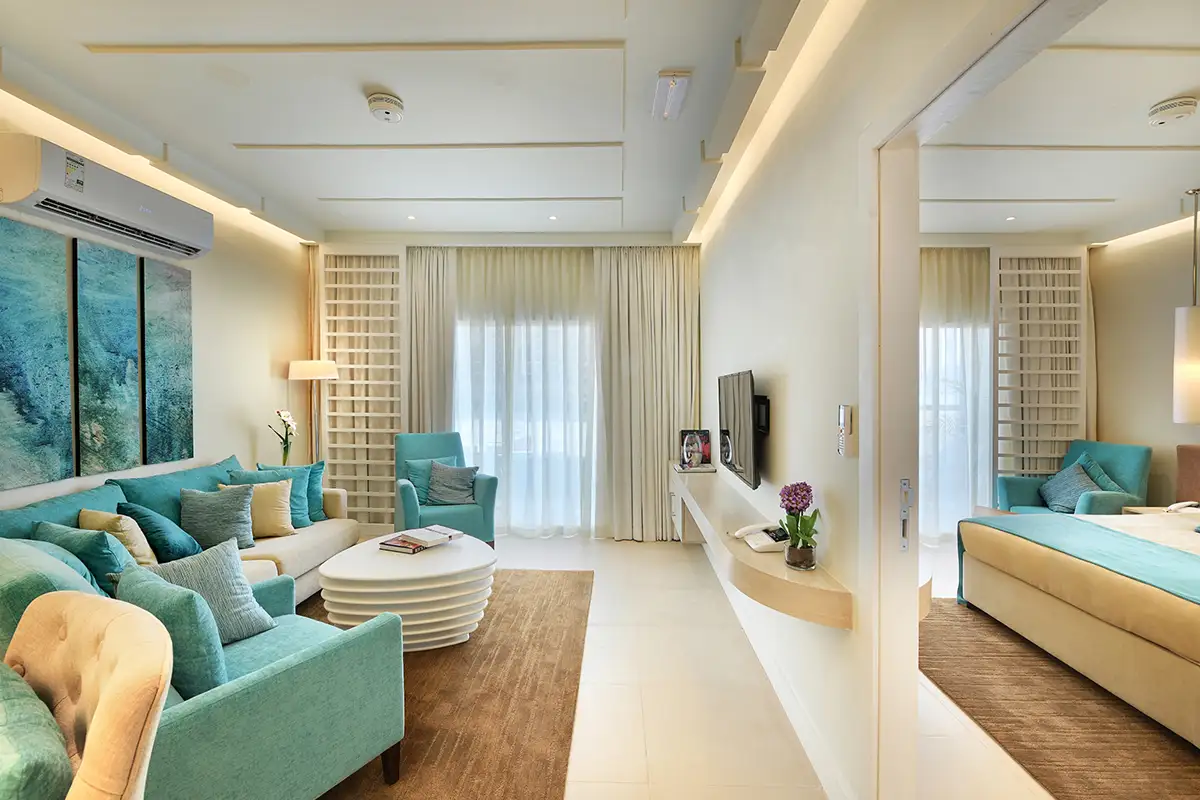 Bedroom shot in an apartment in Riyadh— Highskyart
