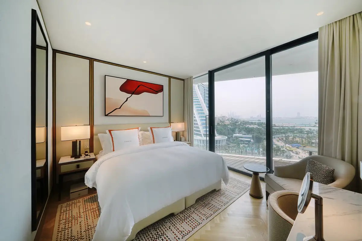 Hotel room of a luxury hospitality group in Saudi- Highskyart
