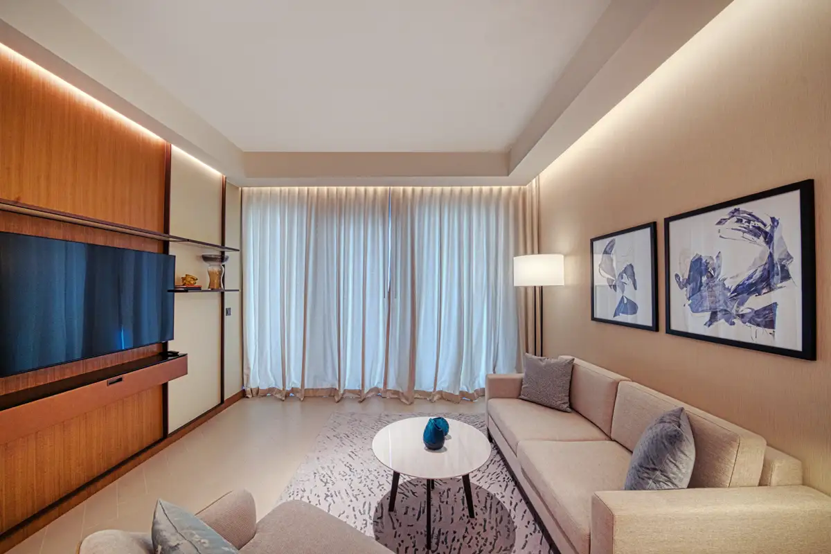 Bedroom View- Luxury apartment photographed by professional interior photographer in Saudi and Riyadh 